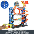 Hot Wheels City Ultimate Garage Playset with 2 Die - Cast Cars, Toy Storage for 50+ Cars