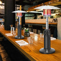 13,000 BTU Portable Tabletop Propane Patio Heater, Stainless Steel LP Gas Heater with Weighted Base & Adjustable Thermostat for Backyard, Restaurant