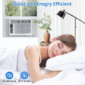 GAOMON Smart 6000 BTU Window Air Conditioner - WiFi - Enabled AC with Remote & App Control, Timer, Sleep Mode, Easy Install Kit, Cools Rooms up to 350