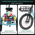 ABORON 3.0 Fat Tire Electric Trike for Senior Foldable E - Bike, 500W Motorized Tricycle Adult 20" Folding 3 Wheel Electric Commute Bike Trike W/48V