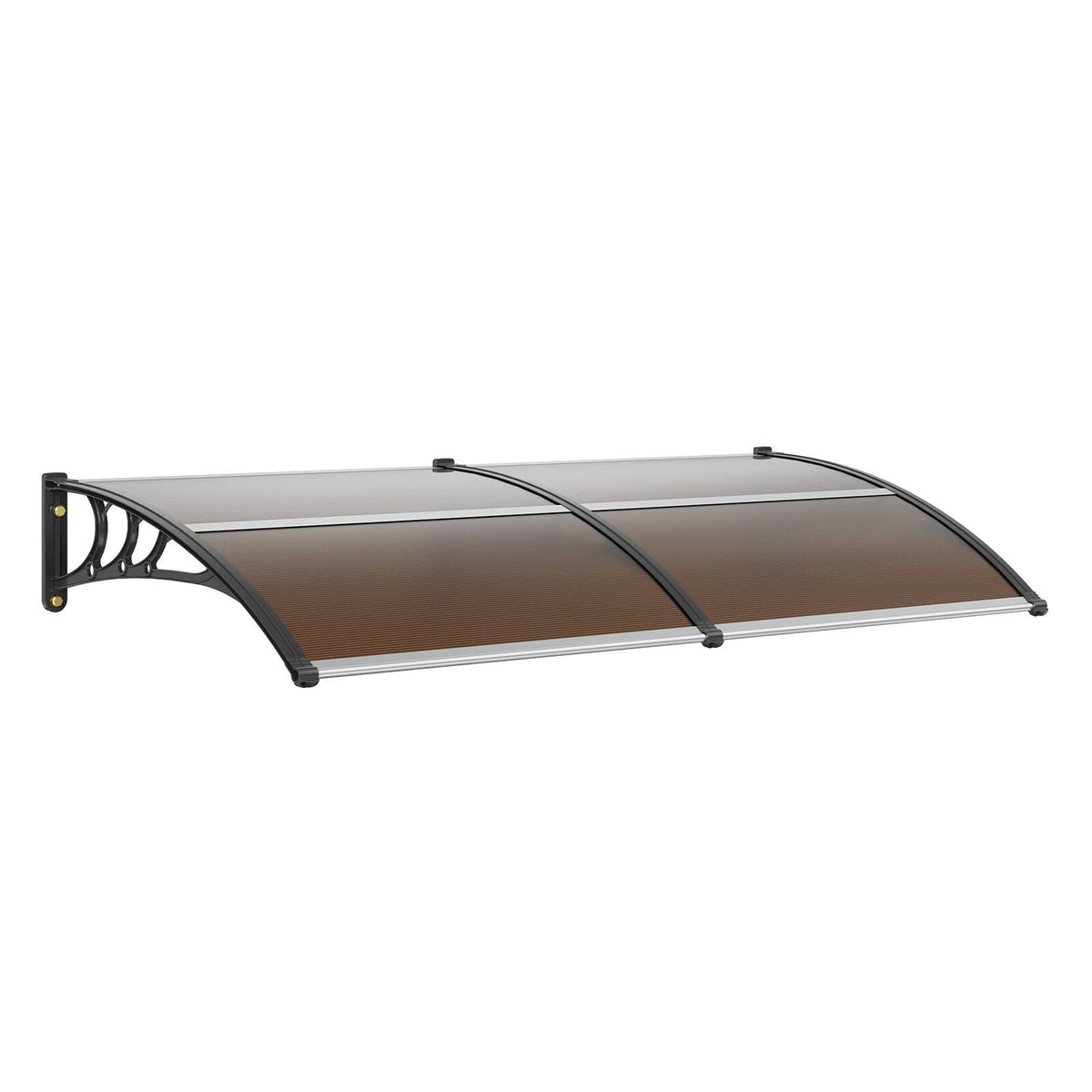 VEVOR Window Door Awning Canopy 80" x 40", UPF 50+ Polycarbonate Entry Door Outdoor Window Awning Exterior, Front Door Overhang