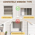 AECOJOY Catio Outdoor Cat Enclosure with Window Access, Large Window Catio Wood Cat House with 4 Platforms & 3 Doors