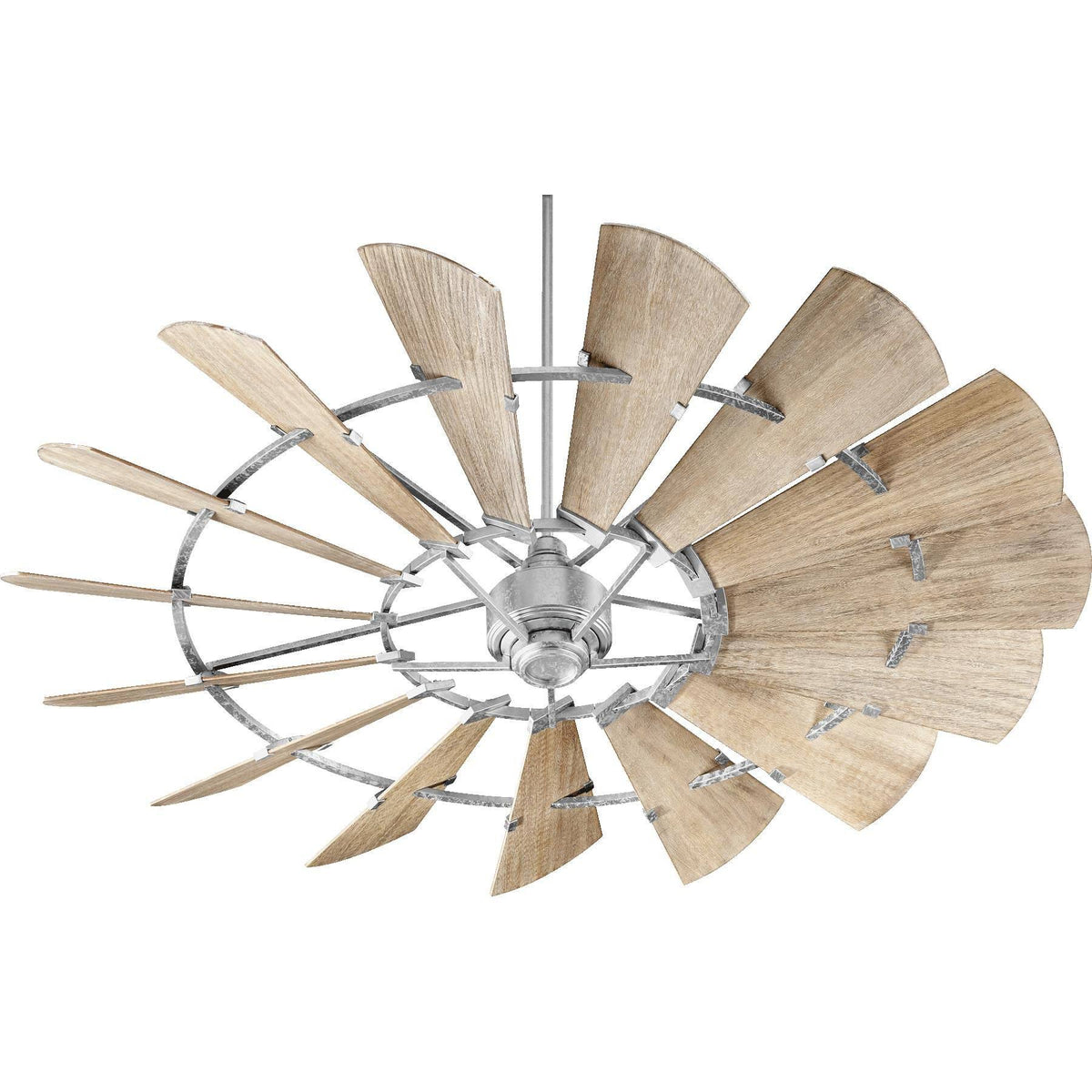 Quorum Windmill 72" Ceiling Fan - Galvanized - 97215 - 9