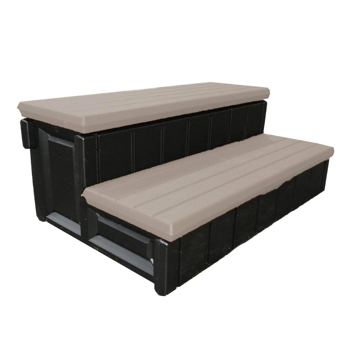 Leisure Accents 2-Step 36" Long Patio Hot Tub Spa Steps, Portabello