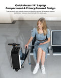 L2 - S Smart Rideable Luggage, Foldable Electric Scooter Suitcase, 6.2 Mph Max Speed, 6.2 - Mile Range, Lightweight Portable Design