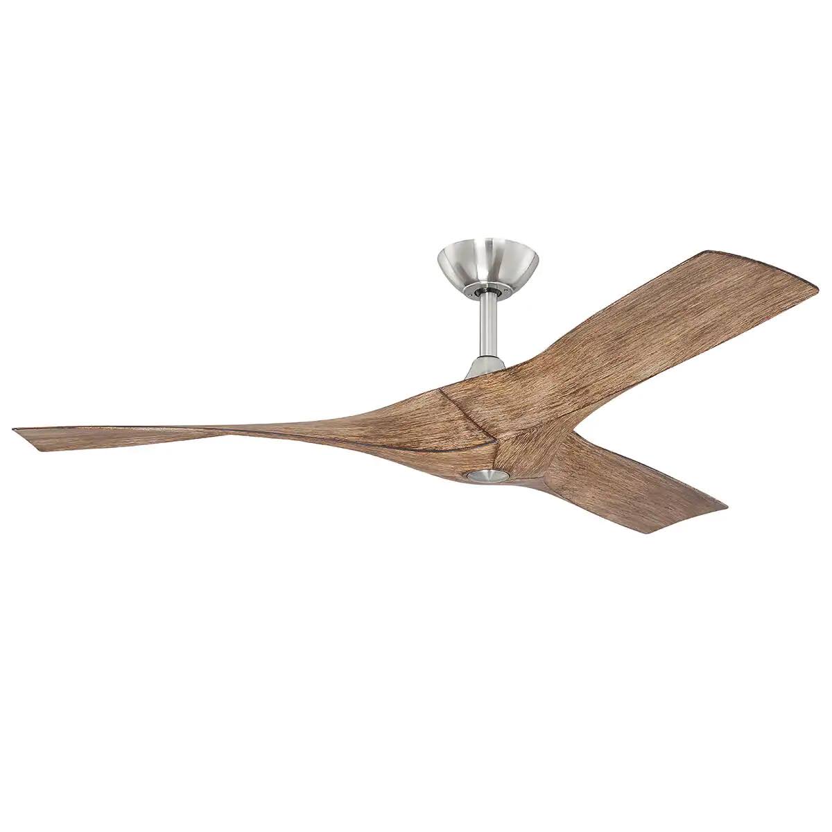 Home Decorators Collection Wesley 52 in. Indoor/Outdoor Brushed Nickel DC Motor Ceiling Fan with Remote Control
