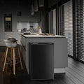 KNDKO 3.2cu.ft Upright Freezer, Compact Freezer with Removable Shelves, Adjustable Thermostat for Home/Kitchen/Office, SILVER