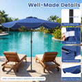 Tangkula 9 FT Patio Umbrella w/Crank Handle