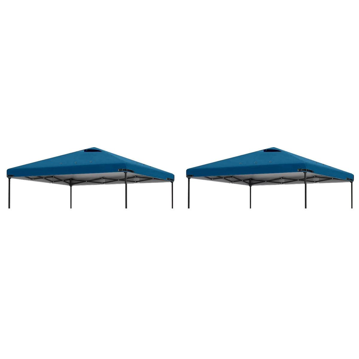 Home Decor 2pcs 10x10ft Replacement Cover Tier Gazebo Roof Sunshade Outdoor Cover Sunshade Patio Pavilion Protective Cover