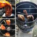 Big Bad Barrel BBQ Smoker Grill 5 in 1 Barrel Can Be Used As a Smoker, Grill, Pizza Oven, Table and Fire Pit