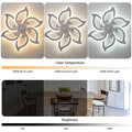Garwarm Dimmable Ceiling Fan with Light and Remote Control, 27" Small Flush Mounted Ceiling Fan