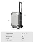 L2 - S Smart Rideable Luggage, Foldable Electric Scooter Suitcase, 6.2 Mph Max Speed, 6.2 - Mile Range, Lightweight Portable Design