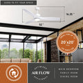 Vaxcel Curtiss Satin Brass Mid - Century Modern MCM Wood Propeller Ceiling Fan with LED Light Kit and Remote