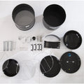 Big Bad Barrel BBQ Smoker Grill 5 in 1 Barrel Can Be Used As a Smoker, Grill, Pizza Oven, Table and Fire Pit
