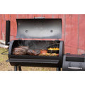 Highland Offset Charcoal Smoker and Grill in Black with 900 Sq. In. Cooking Space