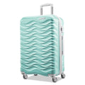 American Tourister Pirouette NXT Hardside Large Checked Luggage with Spinner Wheels - Ultramarine