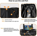 20 in Carry on Luggage with Cup Holder & USB Port, Airline Approved TSA - Locked Luggage, Lightweight PC Material Travel Suitcase