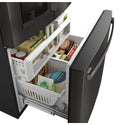 Appliances PFE28KBLTS 36 Inch French Door Refrigerator Black Stainless Steel