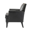 Nileus Set of 2 Modern Classic Polyester Accent Chairs with Solid Wood Legs by HULALA HOME