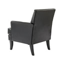 Nileus Set of 2 Modern Classic Polyester Accent Chairs with Solid Wood Legs by HULALA HOME