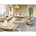 Paris 4-Piece Living Room Set: 2 Sofas, 2 Chairs, and 1 Coffee Table