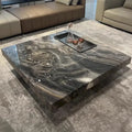 JASIWAY Elegant Sintered Stone Square Coffee Table