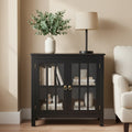 Portland 2 - Door Glass Cabinet by Simple Living