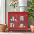 Portland 2 - Door Glass Cabinet by Simple Living