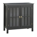 Portland 2 - Door Glass Cabinet by Simple Living