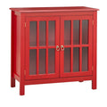 Portland 2 - Door Glass Cabinet by Simple Living
