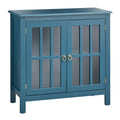 Portland 2 - Door Glass Cabinet by Simple Living