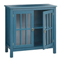 Portland 2 - Door Glass Cabinet by Simple Living