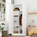 5-Shelf Wardrobe Cabinet with Double Doors, Home Storage Organizer