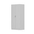 5-Shelf Wardrobe Cabinet with Double Doors, Home Storage Organizer
