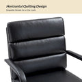 Joseph Contemporary Faux Leather Task Chair with Tilt Lock and Center Tilt by HULALA HOME
