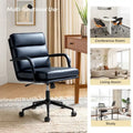 Joseph Contemporary Faux Leather Task Chair with Tilt Lock and Center Tilt by HULALA HOME