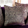 Grendel Classic Purple Chenille Loveseat with Rolled Arms by Furniture of America