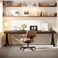 78.74 - Inch Extra Long Double Computer Desk with Stylish Metal Legs for Home Office