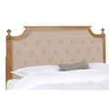 SAFAVIEH Desiderata Rustic Wood Upholstered Headboard