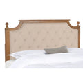 SAFAVIEH Desiderata Rustic Wood Upholstered Headboard