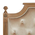 SAFAVIEH Desiderata Rustic Wood Upholstered Headboard