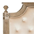 SAFAVIEH Desiderata Rustic Wood Upholstered Headboard