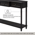 Entryway Console Table with Drawers - Stylish Sofa Table
