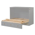 Nestfair Full - Size Murphy Bed with Spacious Drawers