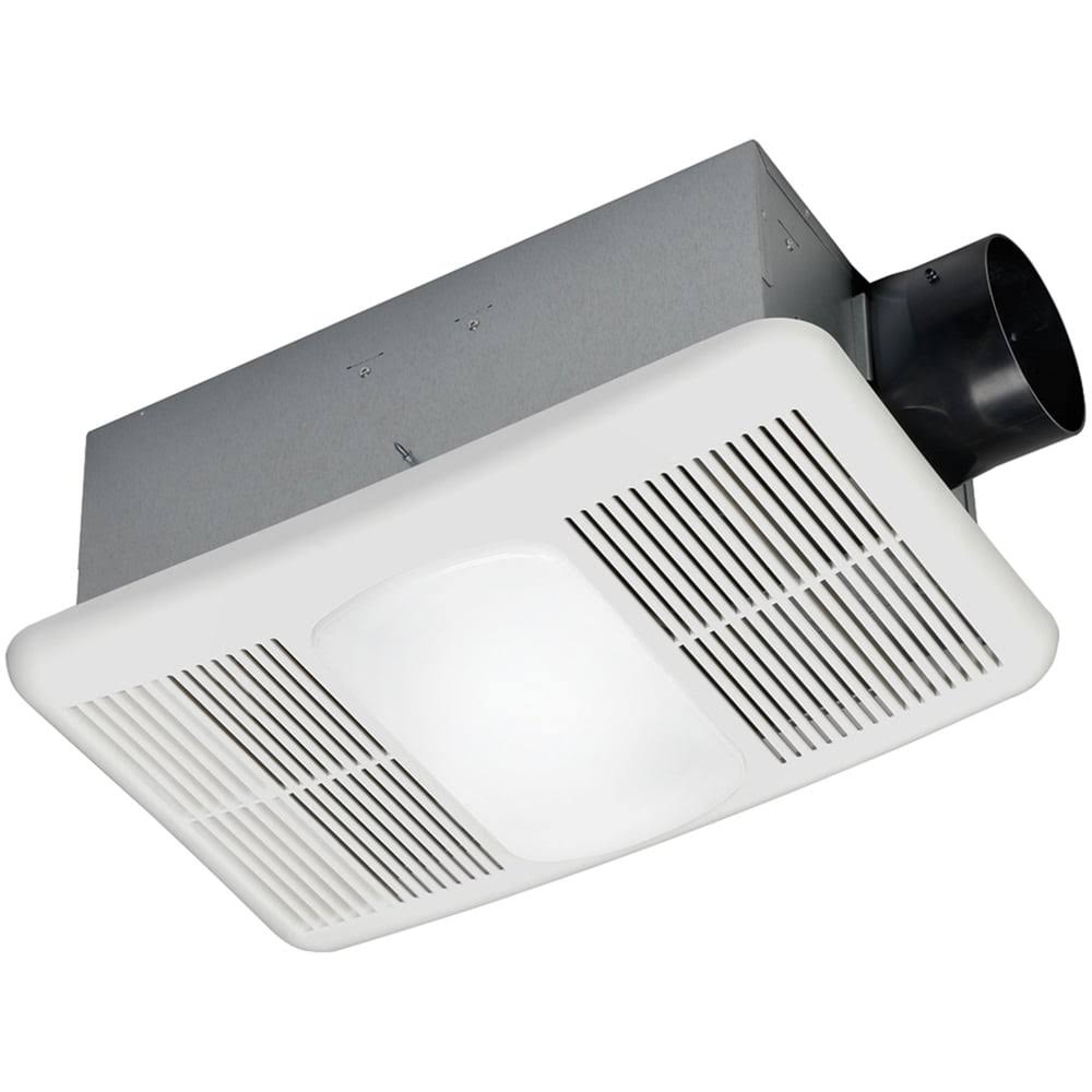 Utilitech 1.5 - Sone 80 - cfm White Bathroom Fan and Heater 0498842