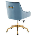 Discern Velvet Performance Office Chair