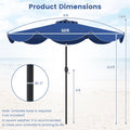 Tangkula 9 FT Patio Umbrella w/Crank Handle