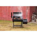 Highland Offset Charcoal Smoker and Grill in Black with 900 Sq. In. Cooking Space