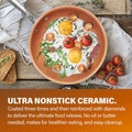 20-Piece Aluminum Ti - Ceramic Nonstick Cookware and Bakeware Set in Graphite