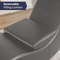 MUZZ Yoga Chair, Curved Yoga Chaise Lounge for Adults Stretching Exercising Relaxing, Chaise Lounge Chair with Adjustable Mats